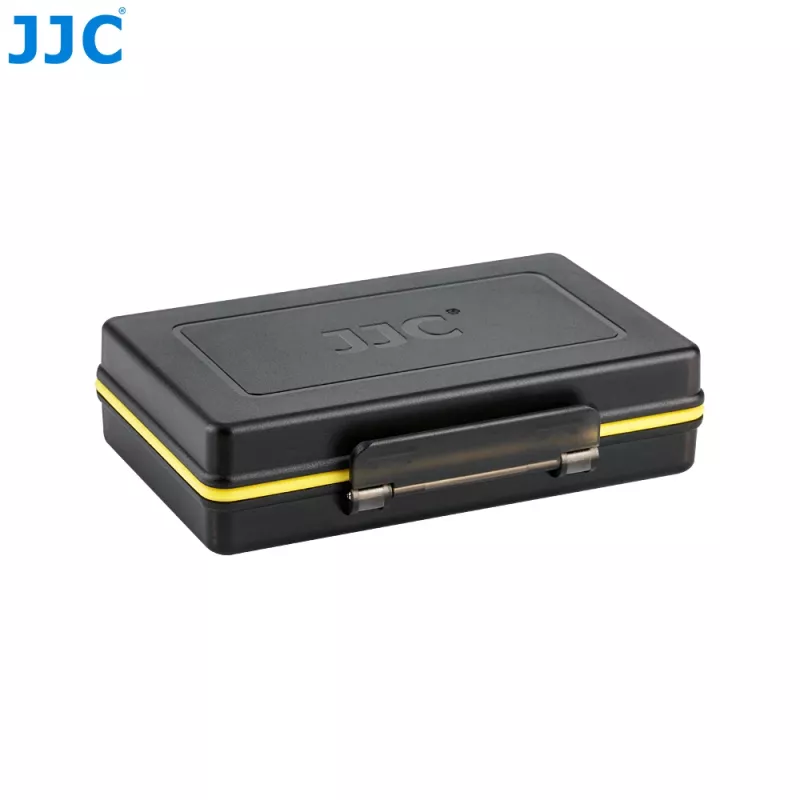 JJC Estuche rígido de almacenamiento para Insta360 X4/X3 – Organizador de baterías y tarjetas de memoria (Negro)