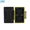 JJC Estuche rígido de almacenamiento para Insta360 X4/X3 – Organizador de baterías y tarjetas de memoria (Negro)