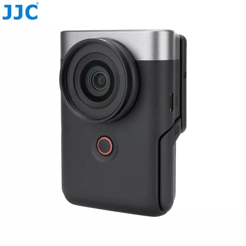 JJC RN-V10 Anillo adaptador de filtro con tapa de objetivo para Canon PowerShot V10