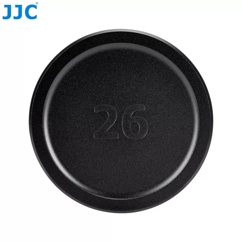 JJC LC-SR26 Tapa frontal de objetivo para Panasonic Lumix S 26mm f/8 (S-R26) - Negro