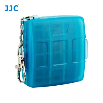 JJC Estuche de almacenamiento de tarjetas de memoria para 4 tarjetas SD / SDHC / SDXC - Negro