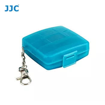 JJC Estuche de almacenamiento de tarjetas de memoria para 4 tarjetas SD / SDHC / SDXC - Negro
