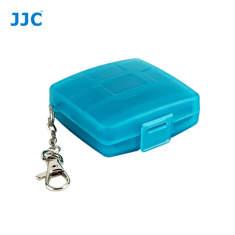 JJC Estuche de almacenamiento de tarjetas de memoria para 4 tarjetas SD / SDHC / SDXC - Negro