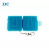 JJC Estuche de almacenamiento de tarjetas de memoria para 4 tarjetas SD / SDHC / SDXC - Negro
