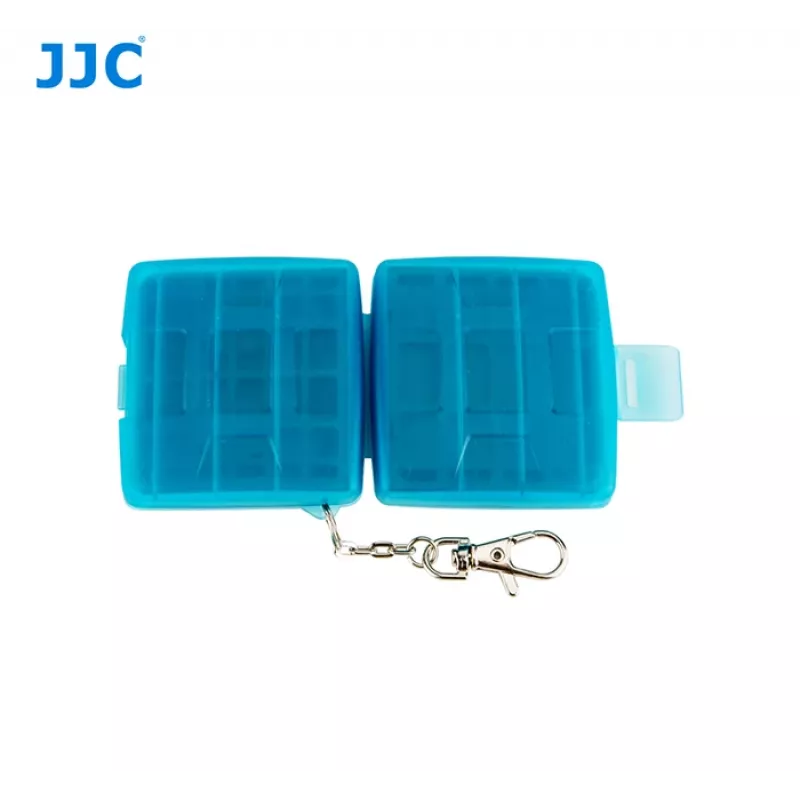 JJC Estuche de almacenamiento de tarjetas de memoria para 4 tarjetas SD / SDHC / SDXC - Negro