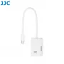 JJC PDB-UC Lector de tarjetas Micro SD USB-C con 2 conexiones USB-C, Gris espacial