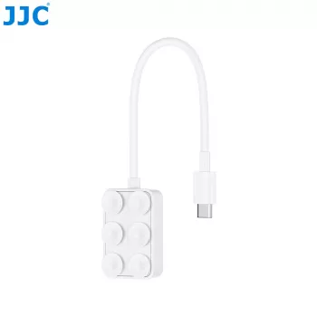 JJC PDB-UC Lector de tarjetas Micro SD USB-C con 2 conexiones USB-C, Gris espacial