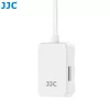 JJC PDB-UC Lector de tarjetas Micro SD USB-C con 2 conexiones USB-C, Gris espacial