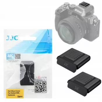 JJC 2x Tapa de zapata para cámaras Nikon serie Z (Z5, Z50, Z6, Z7, Z8, Z9, Z30) - HC-NKZK2