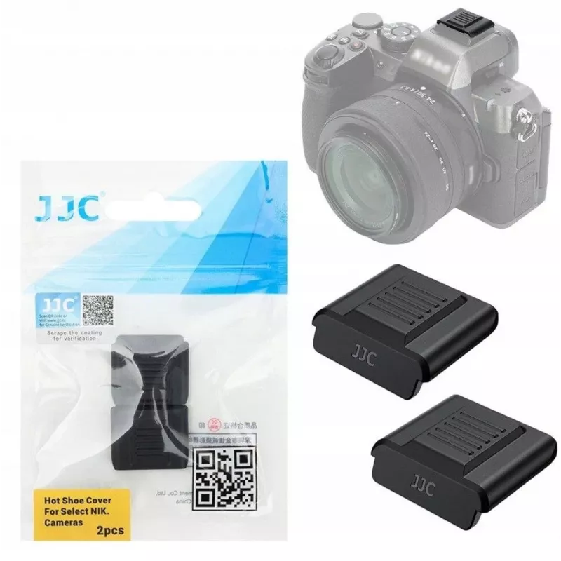 JJC 2x Tapa de zapata para cámaras Nikon serie Z (Z5, Z50, Z6, Z7, Z8, Z9, Z30) - HC-NKZK2