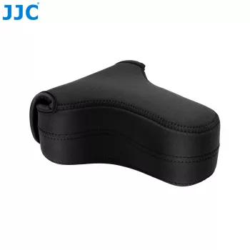 JJC OC-S3BK Funda de cámara de neopreno para DSLR/sin espejo con objetivo largo, Negro