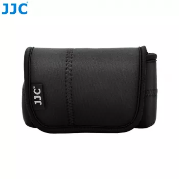 JJC OC-S3BK Funda de cámara de neopreno para DSLR/sin espejo con objetivo largo, Negro