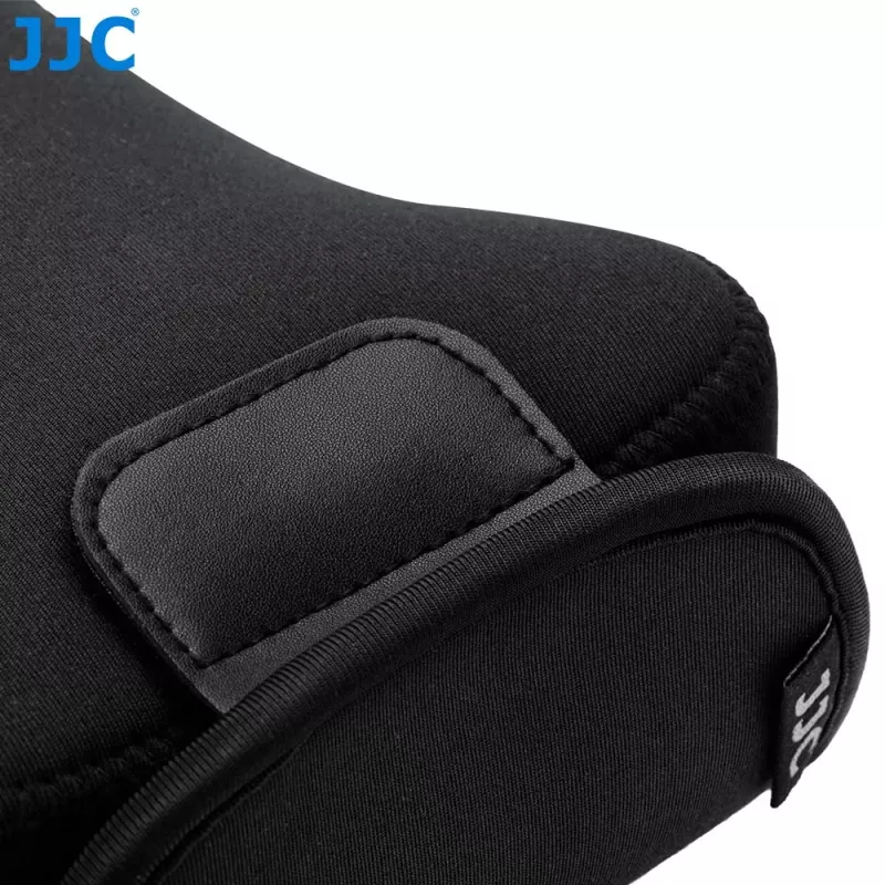 JJC OC-S3BK Funda de cámara de neopreno para DSLR/sin espejo con objetivo largo, Negro