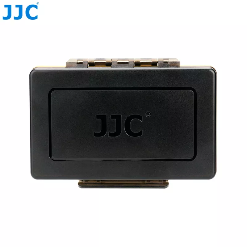 JJC Caja de almacenamiento de baterías para 16 pilas AAA - Plástico PP transparente