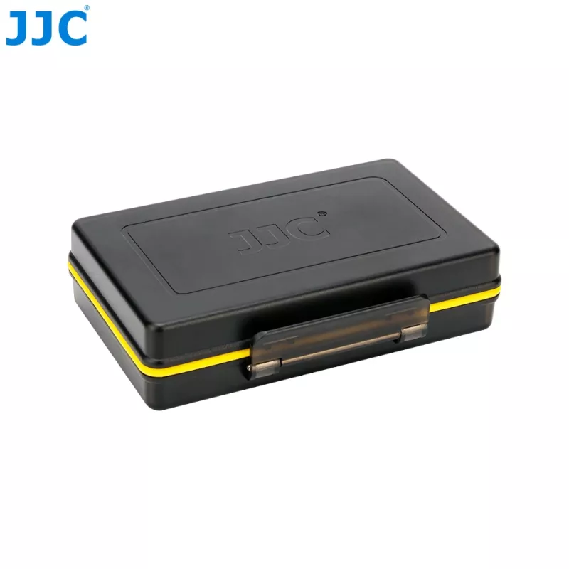 JJC Caja de almacenamiento de baterías para 16 pilas AAA - Plástico PP transparente