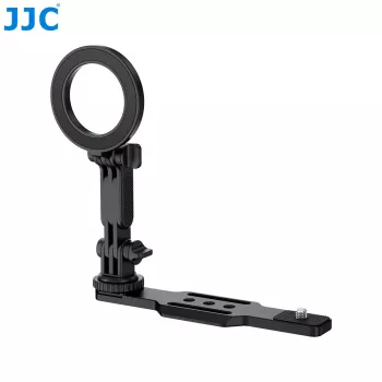 JJC HG-CS1 Soporte de extensión para DJI Osmo Pocket 3 con soporte Magsafe, rosca de 1/4 inch, zapata en frío, aleación de aluminio, Negro