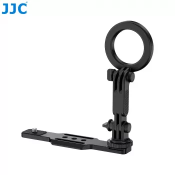 JJC HG-CS1 Soporte de extensión para DJI Osmo Pocket 3 con soporte Magsafe, rosca de 1/4 inch, zapata en frío, aleación de aluminio, Negro