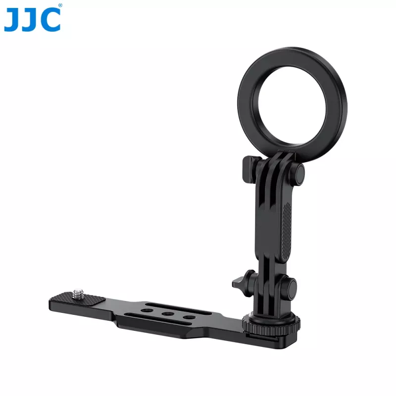 JJC HG-CS1 Soporte de extensión para DJI Osmo Pocket 3 con soporte Magsafe, rosca de 1/4 inch, zapata en frío, aleación de aluminio, Negro
