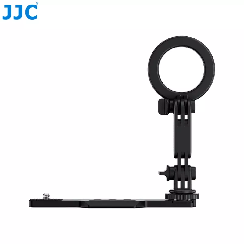 JJC HG-CS1 Soporte de extensión para DJI Osmo Pocket 3 con soporte Magsafe, rosca de 1/4 inch, zapata en frío, aleación de aluminio, Negro