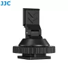 JJC HC-DMN Adaptador de zapata en caliente a rosca de 1/4 inch-20 para soporte de micrófono, Negro