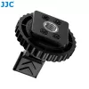 JJC HC-DMN Adaptador de zapata en caliente a rosca de 1/4 inch-20 para soporte de micrófono, Negro