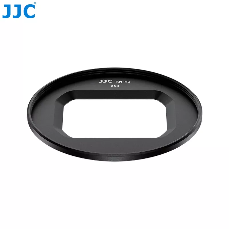 JJC RN-V1 Adaptador de filtro y tapa de objetivo para Canon PowerShot V1