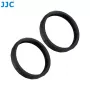 JJC 2x Anillo protector de silicona para objetivo para DJI Osmo Action 5 Pro / 4 / 3 (Negro)