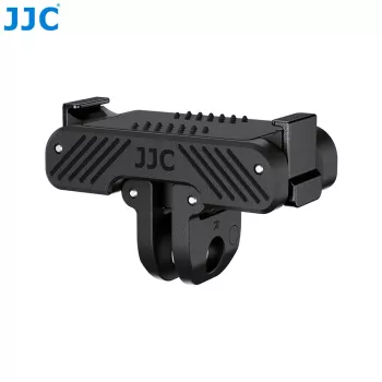 JJC QRAM-OA Soporte adaptador de liberación rápida para DJI Osmo Action 5 Pro/4/3 - 1/4 inch y GoPro