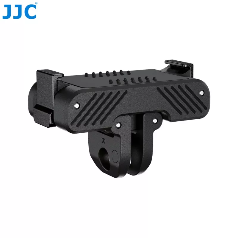 JJC QRAM-OA Soporte adaptador de liberación rápida para DJI Osmo Action 5 Pro/4/3 - 1/4 inch y GoPro