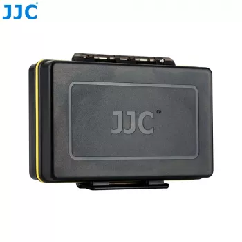 Bolsa de almacenamiento JJC para baterías y tarjetas de memoria Insta360 X5 X4 X3 (negra)