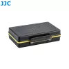 Bolsa de almacenamiento JJC para baterías y tarjetas de memoria Insta360 X5 X4 X3 (negra)