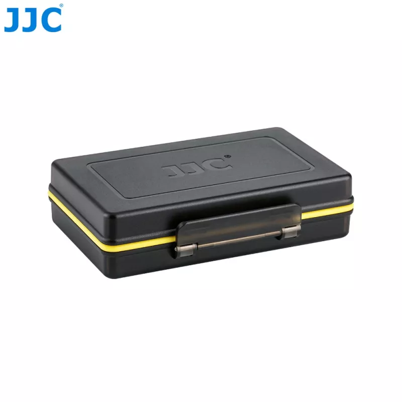 Bolsa de almacenamiento JJC para baterías y tarjetas de memoria Insta360 X5 X4 X3 (negra)
