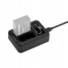 Cargador dual USB-C JJC para 2x batería Fujifilm NP-W126 / NP-W126S DCH-W126TC