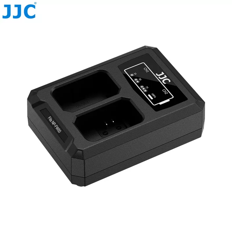 Cargador dual USB-C JJC para Sony NP-FW50 (DCH-FW50TC)