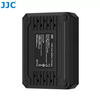 Cargador dual USB JJC para 2x baterías Nikon EN-EL15 EN-EL15a EN-EL15b EN-EL15c