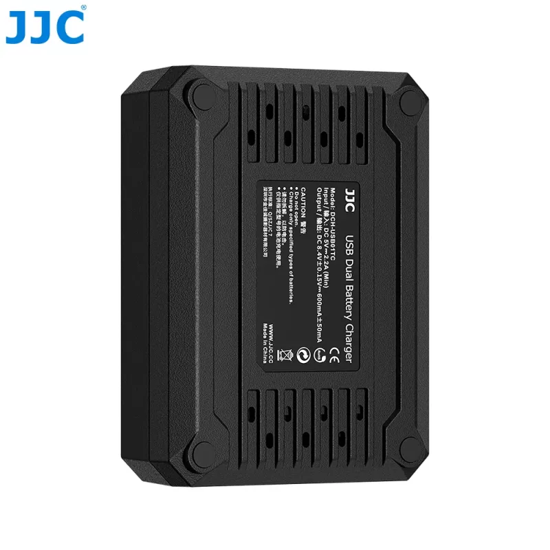 Cargador dual USB JJC para 2x baterías Nikon EN-EL15 EN-EL15a EN-EL15b EN-EL15c