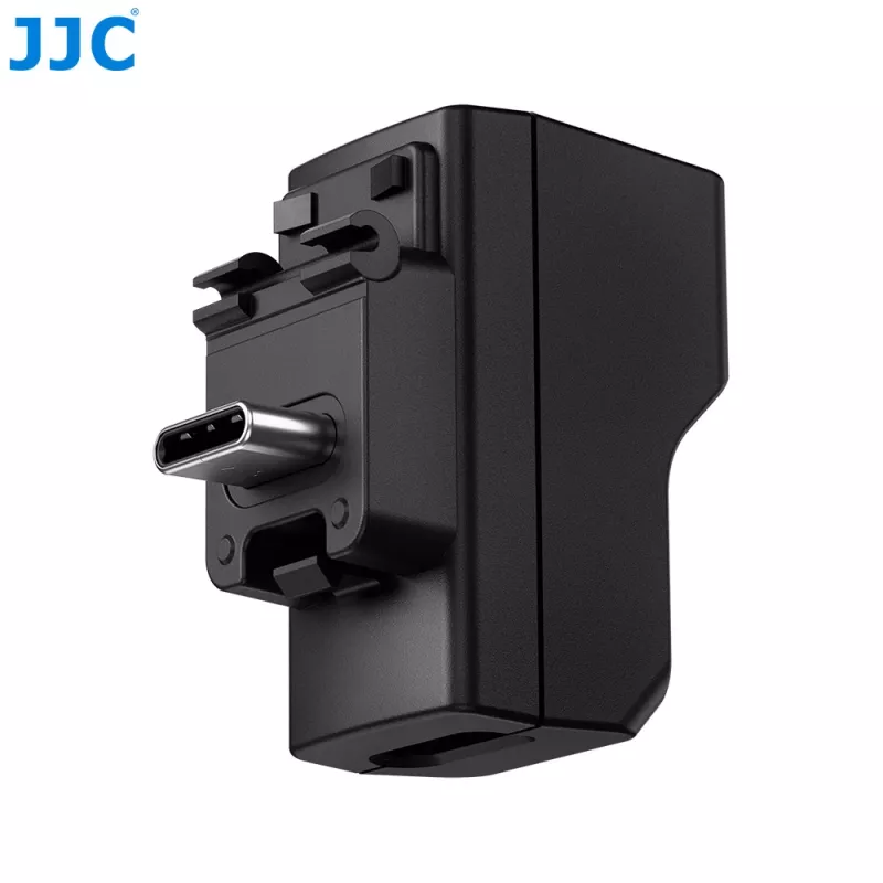 Adaptador de audio JJC AD-X4 con función de carga USB-C para Insta360 X4