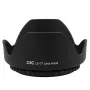 Parasol de rosca JJC de 77mm para objetivo de cámara - negro