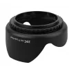 Parasol de rosca JJC de 77mm para objetivo de cámara - negro