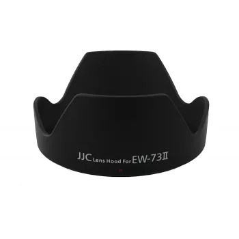 Parasol JJC para Canon EW-73II, forma de tulipán, negro, plástico ABS de alta resistencia al impacto
