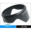 Parasol JJC para Canon EW-73II, forma de tulipán, negro, plástico ABS de alta resistencia al impacto