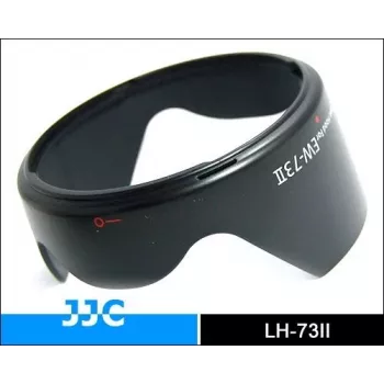 Parasol JJC para Canon EW-73II, forma de tulipán, negro, plástico ABS de alta resistencia al impacto