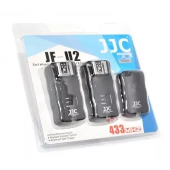 Kit de disparador inalámbrico para flash JJC JF-U2 con 2 receptores