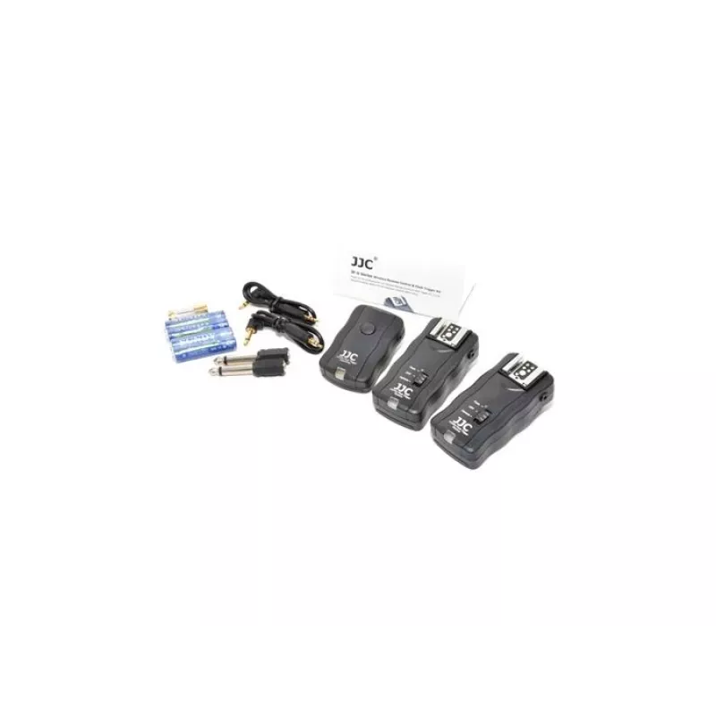 Kit de disparador inalámbrico para flash JJC JF-U2 con 2 receptores