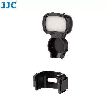 Luz de relleno LED magnética mini JJC para DJI Osmo Pocket 3, CRI≥95, 15 LEDs, recargable por USB-C