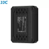 Cargador triple USB de baterías JJC para Ricoh DB-120 (3 ranuras) - DCH-DB120TC