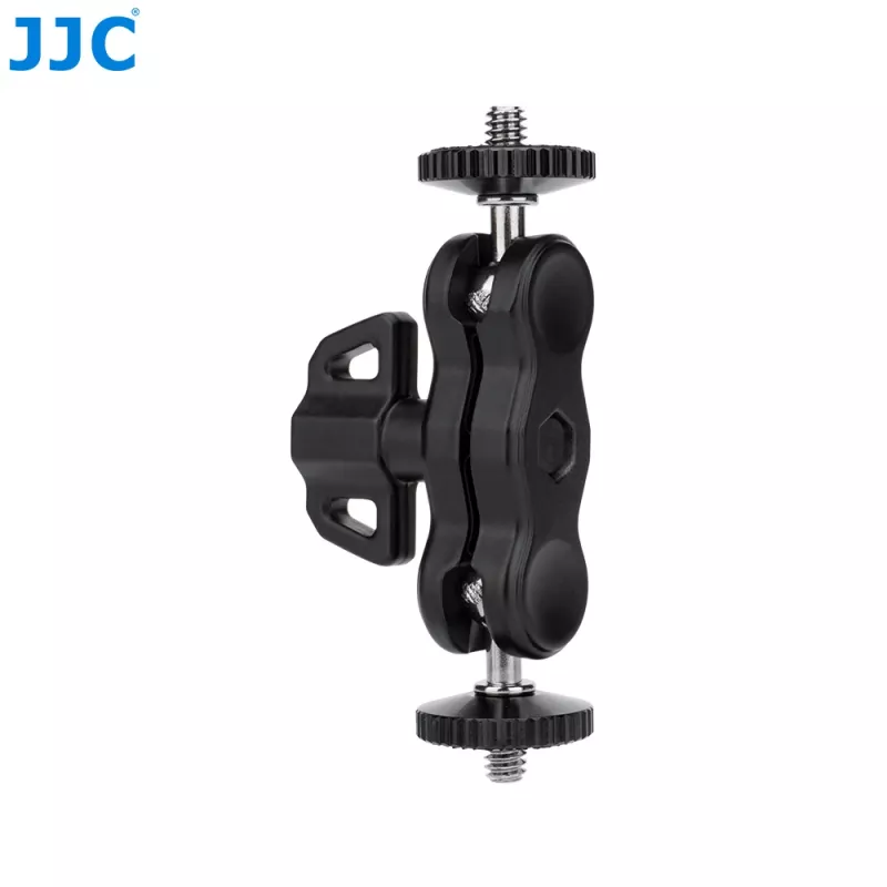 Soporte flexible de cuello de cisne Magic Arm JJC MFC-B con pinza para lámpara de monitor, 2 tornillos de 1/4 pulgadas, negro