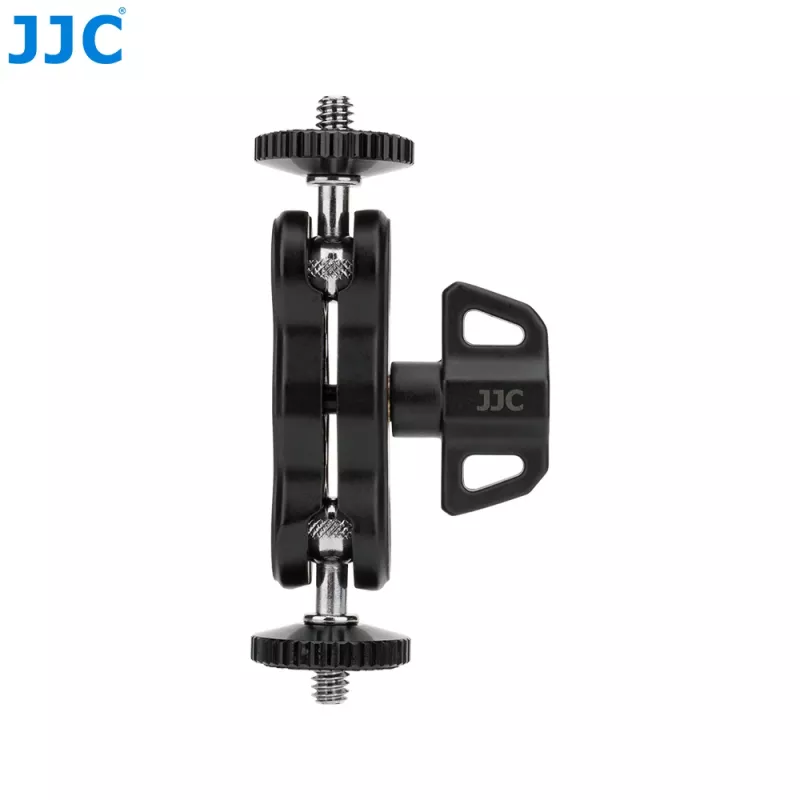 Soporte flexible de cuello de cisne Magic Arm JJC MFC-B con pinza para lámpara de monitor, 2 tornillos de 1/4 pulgadas, negro