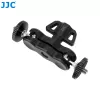 Soporte flexible de cuello de cisne Magic Arm JJC MFC-B con pinza para lámpara de monitor, 2 tornillos de 1/4 pulgadas, negro