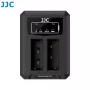 Cargador USB doble JJC para baterías Olympus BLS-1 BLS-5 BLS-50